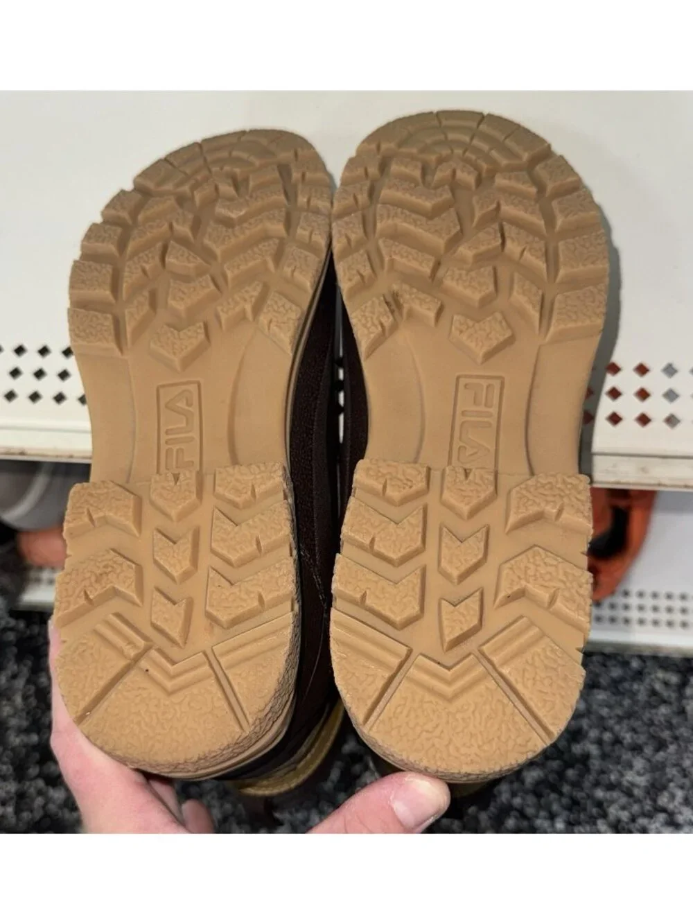 FILA Weathertech Extreme Mens Lace Up Lifestyle Boots Size 9 Tan Brown